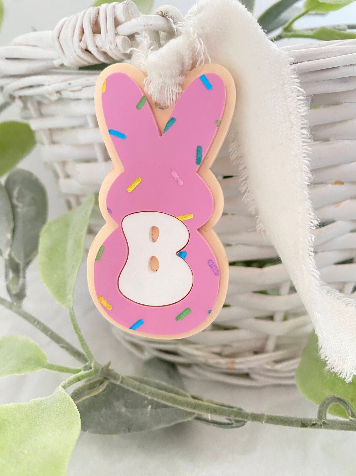 EASTER BUNNY COOKIE BASKET TAG