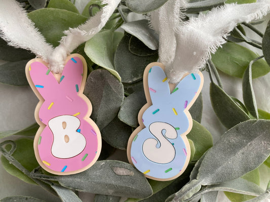 EASTER BUNNY COOKIE BASKET TAG